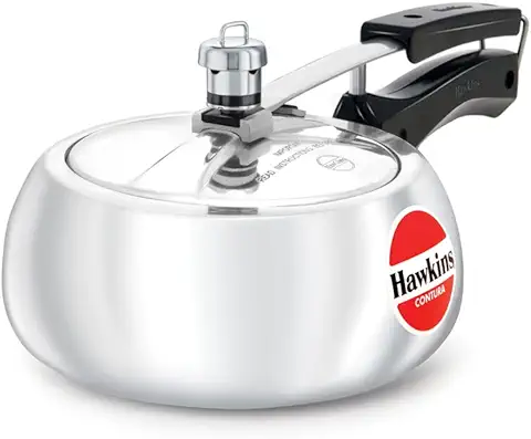 1. Hawkins Contura Aluminium Inner Lid Pressure Cooker, 2 Litre, Silver (HC20)