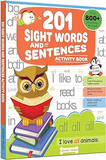 13. 201 Sight Words And Sentence With 800+ Sentences To Read Activity Book For Children