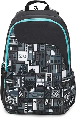 29.5 Ltrs Black Casual Backpack (11947 Black) (Medium Size)