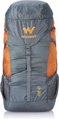 45 Ltrs Grey and Orange Rucksack
