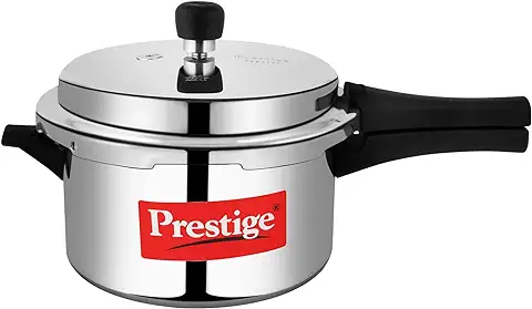 5. Prestige Popular Virgin Aluminium Precision Weight Valve Outer Lid Pressure Cooker, 3 L (Silver)