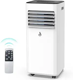 11. 8,000 BTU Portable Air Conditioners, Portable AC With Remote for Room to 300 sq.ft 3 in 1 Air Conditioner With Dehumidification/Air Circulation/Timer And Window Kit