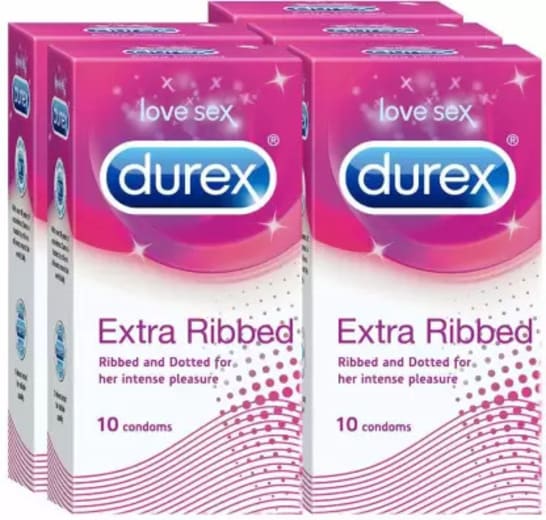 Durex Extra Ribbed (10 Condoms Box)