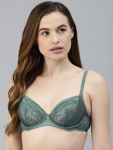 Marks & Spencer Green Lace Bra