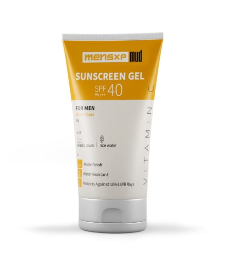 MensXP Mud Sunscreen Gel SPF 40