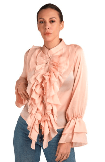 Ruffle Sleeves Tops for Women