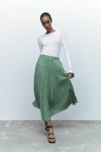Zara long skirt with top