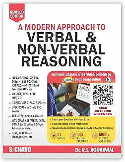 13. A Modern Approach To Verbal & Non-Verbal Reasoning All Government and Entrance Exams