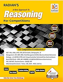 5. A New Approach To Reasoning Book for Competitive Exams 2022 Edition (English Medium)
