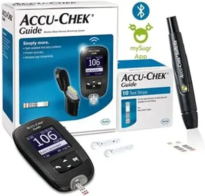 8. Accu-Chek Guide Blood Glucose Glucometer