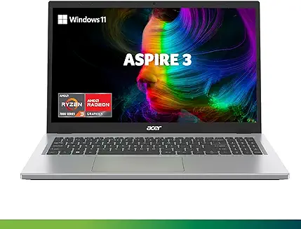 10. Acer Aspire 3 Laptop AMD Ryzen 5 7520U Quad-Core Processor