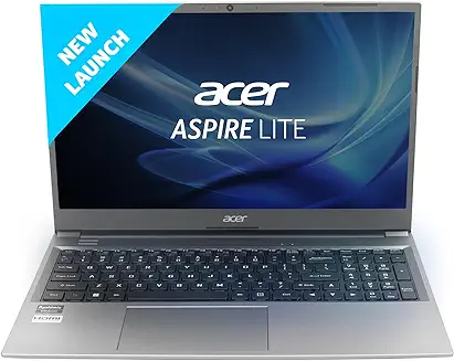 13. Acer Aspire Lite 11th Gen Intel Core i5 Premium Metal Laptop (16GB RAM/512GB SSD/Intel Iris Xe Graphics/Windows 11 Home) AL15-51, 39.62cm (15.6") Full HD Display, Metal Body, Steel Gray, 1.59 Kg