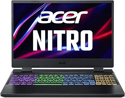14. Acer Nitro 5 Gaming Laptop AMD RyzenTM 7 7735HS Octa-Core Processor- (16GB/ 512 GB SSD/NVIDIA GeForce RTX 3050 4GB Graphics/Windows 11 Home) AN515-47 with 39.6 Cm (15.6 Inch) IPS Display
