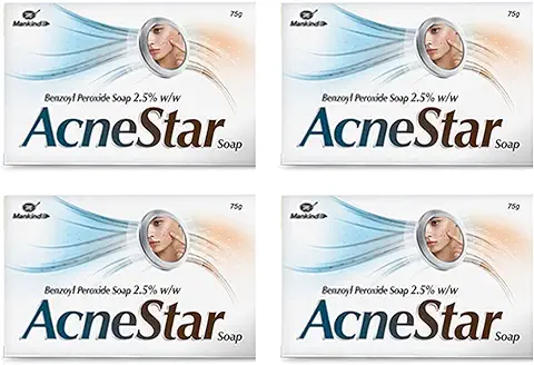 8. AcneStar Soap Pack of 4, Antiseptic