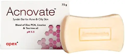 8. acnovate soap for oily skin pack of 5