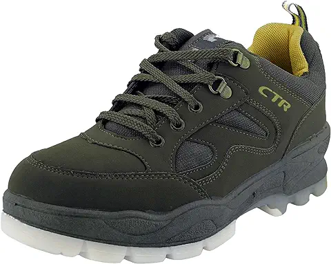 4. ADD GEAR CTR Trekking Shoes Anti-Skid Hiking, Mountain Boots for Men and Women - OD-1 Olive