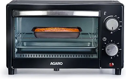2. AGARO Marvel 9 Liters Oven Toaster Griller,Cake Baking Otg (Black),800 Watts