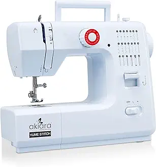 9. akiara - Makes life easy Stiching Machine with 20 Stitch Patterns, Reverse Stitch, Sewing Machine for Home Tailoring with Zig Zag, Pico and Metal Frame - Perfect for Women, Fashion