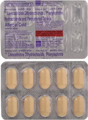 7. Allercet Cold - Strip of 10 Tablets
