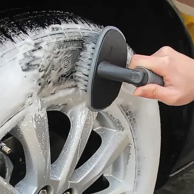 13. AllExtreme EXCTCB1 T-Type Car Tyre Cleaning Brush