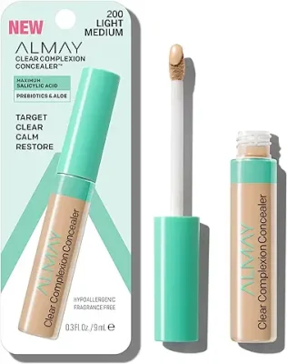 6. Almay Clear Complexion Acne & Blemish Spot Treatment Concealer Makeup with Salicylic Acid- Lightweight