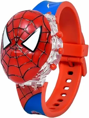 8. ALNA-TURA Spiderman Avengers Watch for Kids Boys