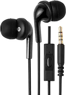 8. Amazon Basics In Ear Wired Headphones