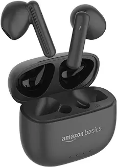 12. Amazon Basics True Wireless in-Ear Earbuds with Mic