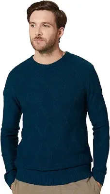 3. Amazon Brand - Symbol Men Acrylic Crew Neck Sweater