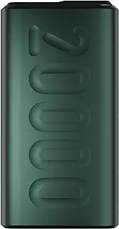 4. Ambrane 20000mAh Power Bank, 20W Fast Charging, Triple Output, Type C PD (Input & Output), Quick Charge, Li-Polymer, Multi-Layer Protection for iPhone, Smartphones & Other Devices (Stylo 20K, Green)