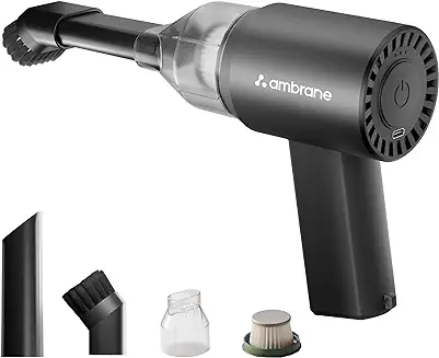 3. Ambrane Portable Cordless Vacuum Cleaner for Home & Car with 4000PA