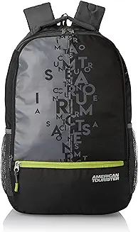 7. American Tourister Fizz 32L Black Backpack School bag for travel