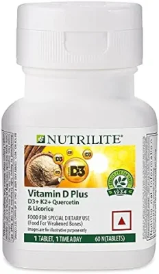 5. Amway Nutrilite Vitamin D Plus Daily Supplement 60 Tablets