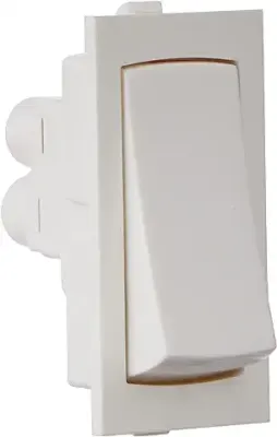 15. Anchor Ziva 16A 1 Way 1 Module White Switch, 68007 (Pack of 1)