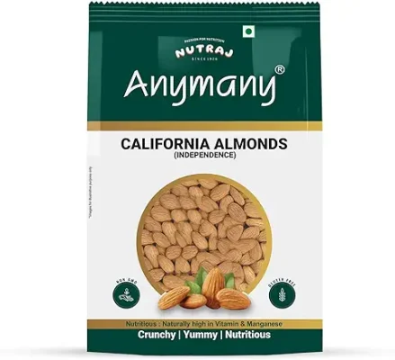 14. ANY MANY 100% Pure Raw California Almonds 1 Kg Pack
