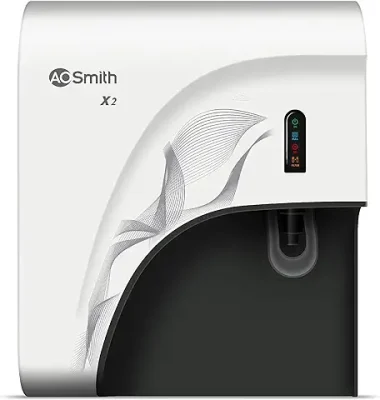 6. AO Smith X2 UV UltraViolet + UF (Ultra Fine) Black Water Purifier | Suitable for Municipal Water, TD (Not Suitable for Borewell or tanker water)