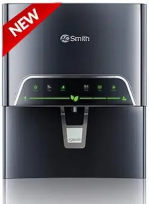 7. A.O.SMITH Pro Planet P4 Wall Mountable, Table Top RO SCMT In-Tank UV LED Water Purifier- Black, 5 L
