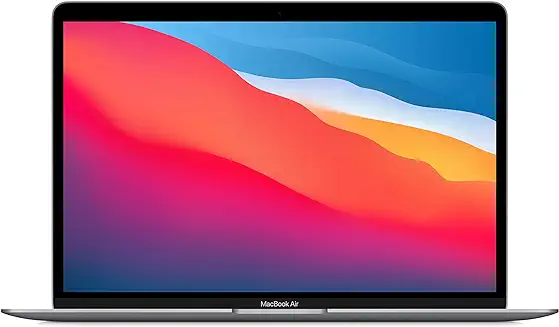 5. Apple MacBook Air Laptop M1 chip, 13.3-inch/33.74 cm Retina Display, 8GB RAM, 256GB SSD Storage, Backlit Keyboard, FaceTime HD Camera, Touch ID. Works with iPhone/iPad; Space Grey