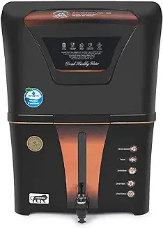 14. AQUA D PURE Copper RO Water Purifier with UV, UF and TDS Controller | 12Liter | Fully Automatic Function and Best For Home and Office