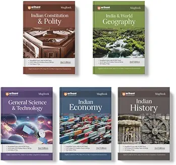 14. Arihant Magbook Indian History,India & World Geography,Indian Constitution & Polity,General Science & Technology,Indian Economics for UPSC Civil Services IAS Prelims/State PCS & other Competitive Exam|IAS Mains PYQs( Sets of 5 Books)