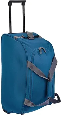 3. Aristocrat Polyester 63 cms Teal Blue Travel Duffel