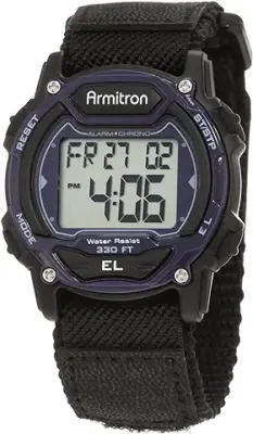 8. Armitron Sport Unisex Digital Chronograph Nylon Strap Watch, 45/7004