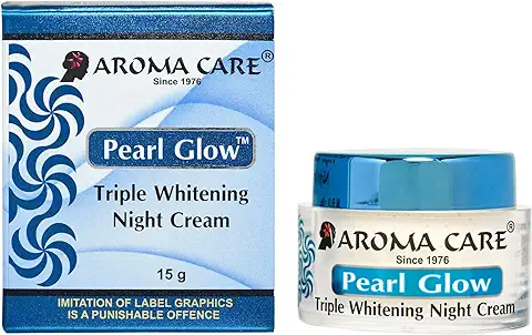 5. Aroma Care Pearl Glow Triple Whitening Night Cream I Pearlglow Night Cream IAromacare Pearl Glow Night Cream 15gm