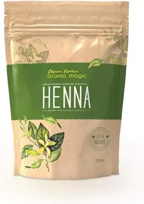 10. Aroma Magic Henna, natural hair color & Essential- 200 gm