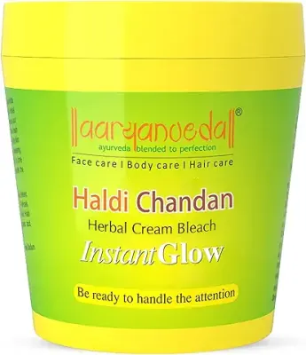15. aryanveda Herbals Haldi Chandan Bleach Cream For All Skin Types - 250Gm