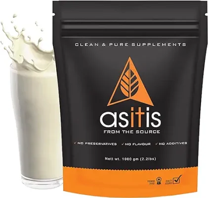 7. AS-IT-IS Nutrition Whey Protein Concentrate 80% - 1kg | Unflavoured | tested for purity | Labdoor certified