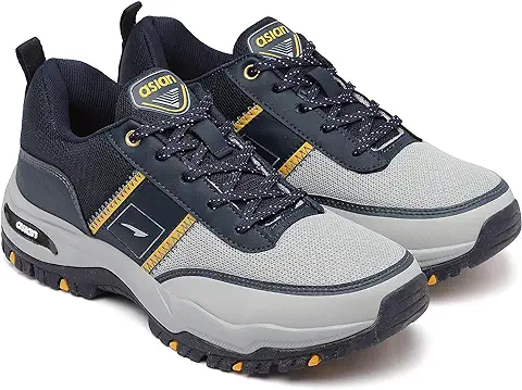5. ASIAN Men's Everest-02 Sports Trekking & Hiking,Walking Shoes with Rubber Outsole & Memory Foam Insole Lace-Up Shoes for Men's & Boy's