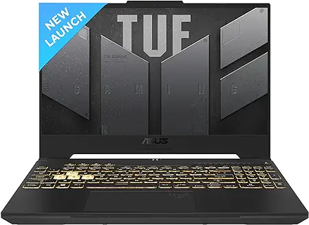 4. ASUS TUF Gaming F15 (2023) 90WHr Battery, Intel Core i7-12700H 12th Gen, 15.6" FHD 144Hz, 8GB RTX 4060, Gaming Laptop (16GB/512GB SSD/Windows 11//1-Zone RGB/Gray/2.20 Kg), FX507ZV-LP094W