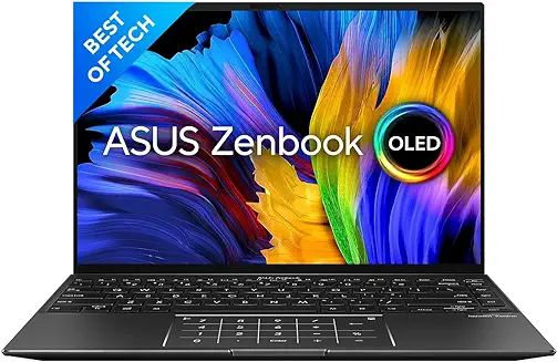 7. ASUS Zenbook 14X OLED, Intel Core i5-12500H 12th Gen, 14" (35.56 cm) 2.8K 90Hz OLED, Thin and Light Laptop (16GB/512GB/Win11/Office 2021/Fingerprint/Grey/1.4 kg), UX5401ZA-KM541WS