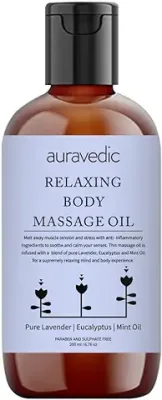 2. Auravedic Relaxing Massage oil for full body 200 ml Massage oil